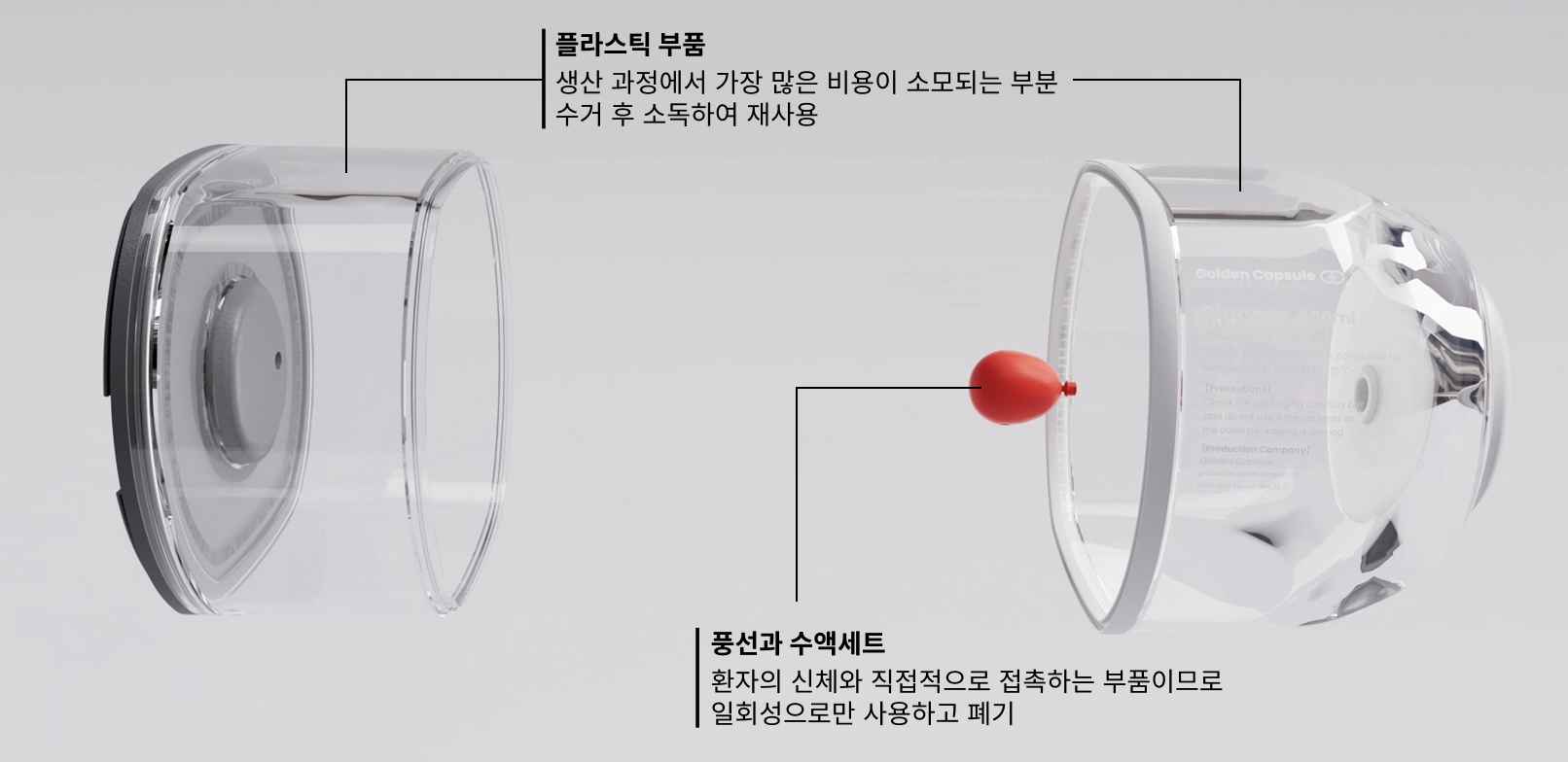골든 캡슐 재사용 메커니즘 컨셉